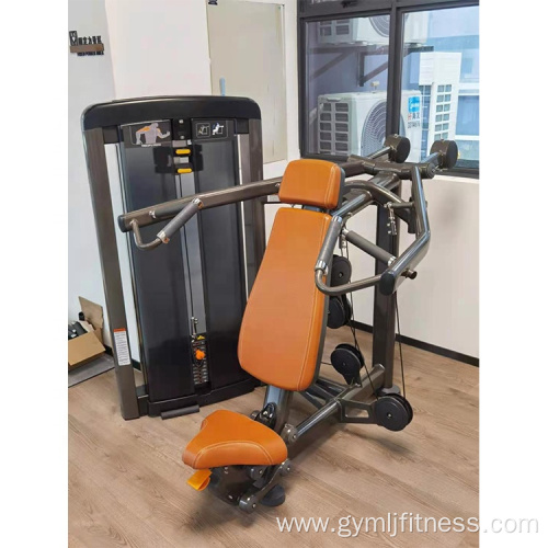 Sports gym equipment chest shoulder press machine